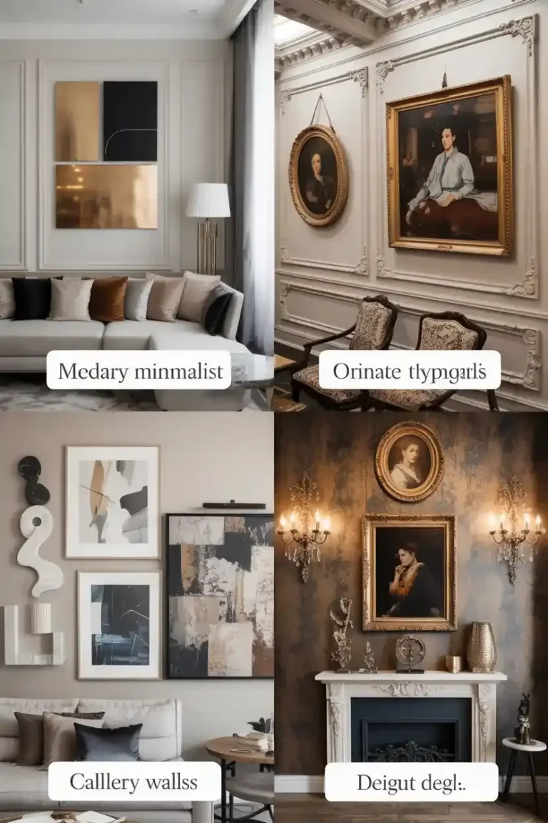 18 Luxury Living Room Wall Decor Ideas for a High-End Feel