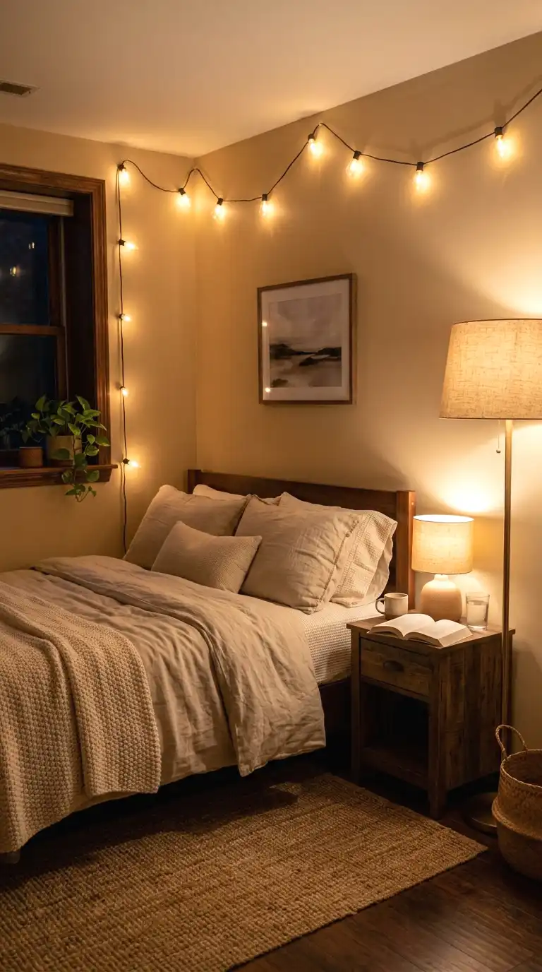 choose warm lighting to banish the basement gloom