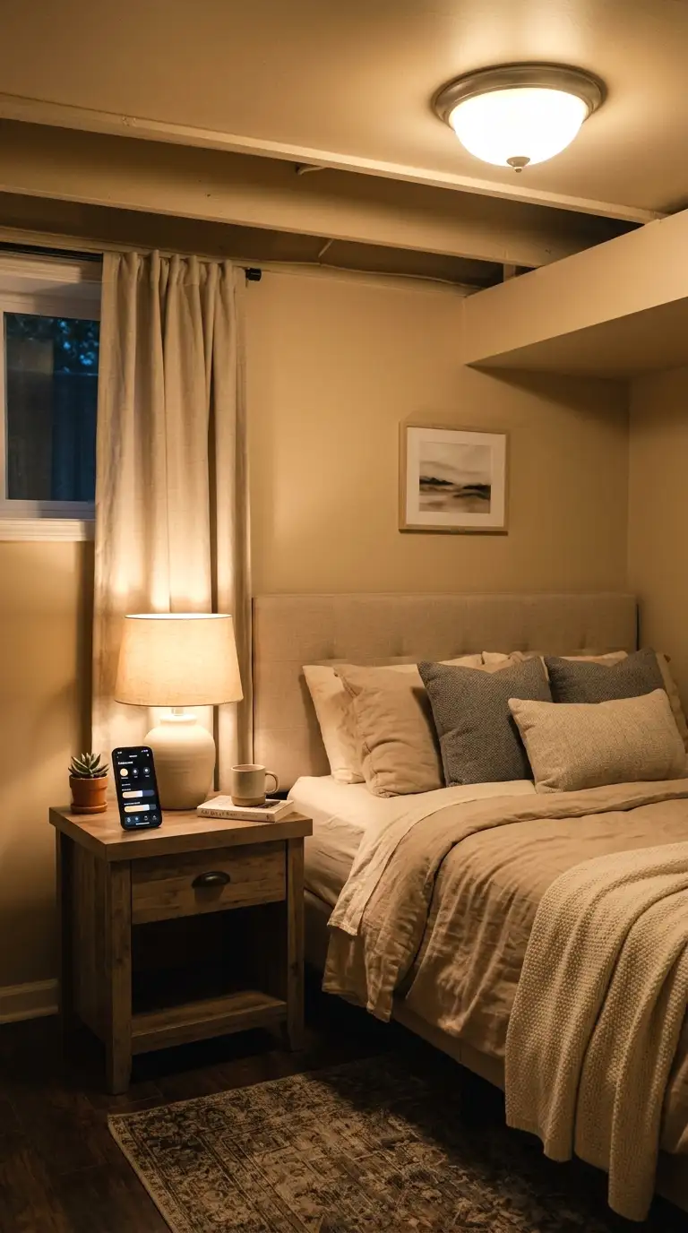 use dimmable smart bulbs to control the mood