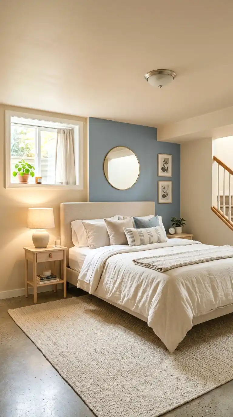 paint walls in soft, light tones to open up the space