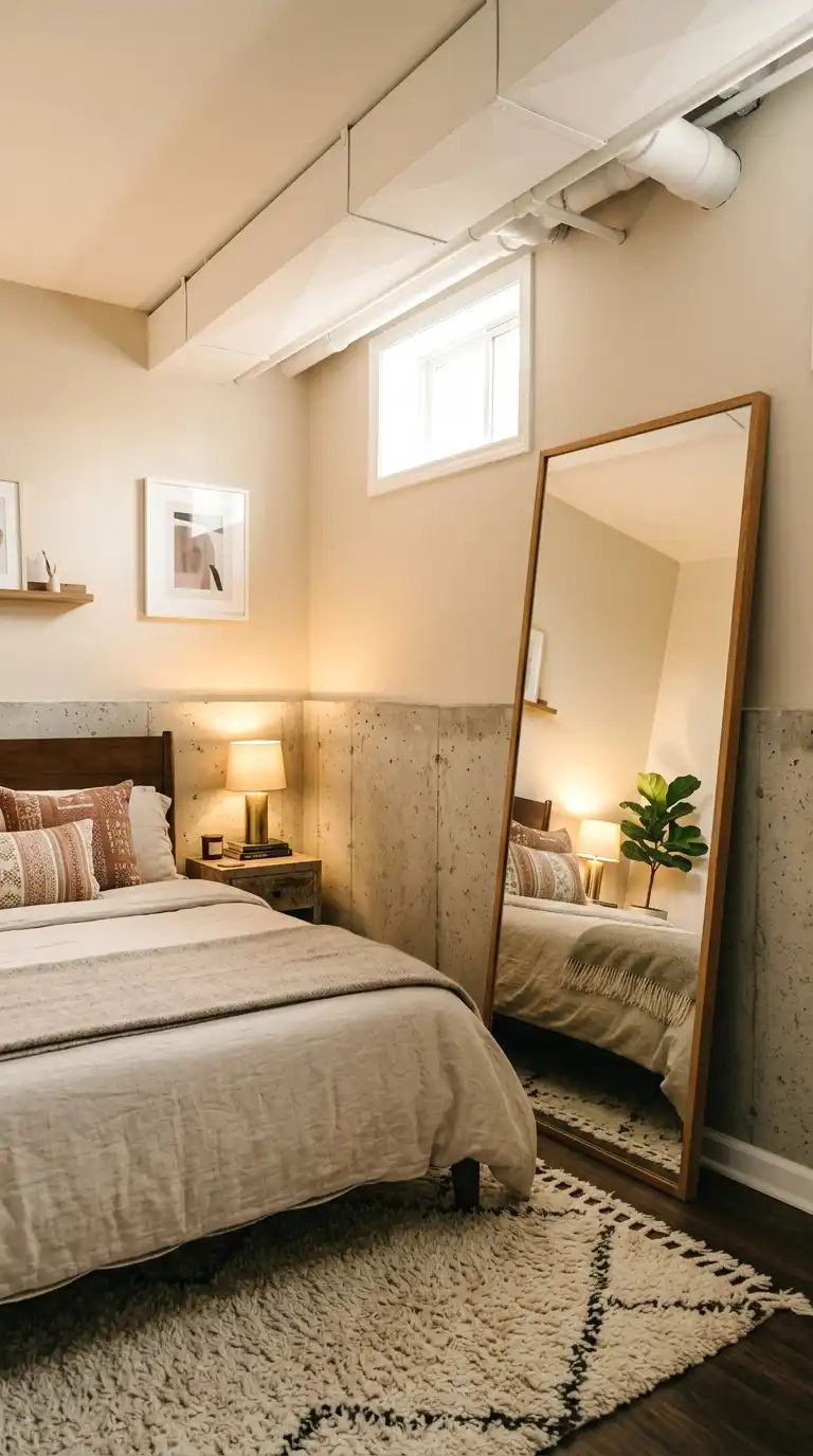 use mirrors strategically to bounce light around