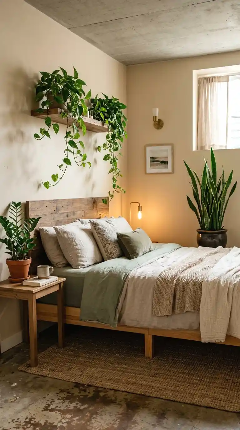 add greenery that thrives in low light