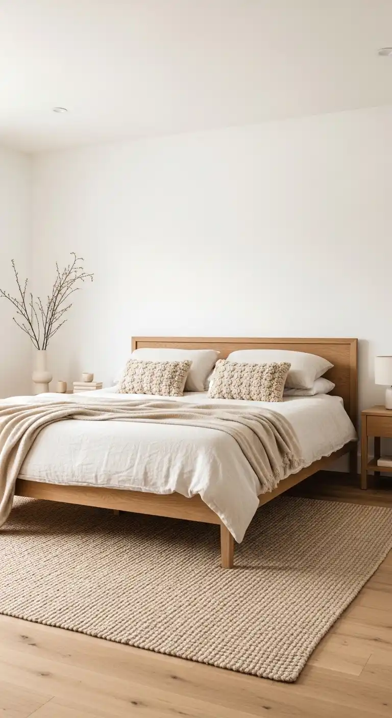 warm minimalism with textured neutrals