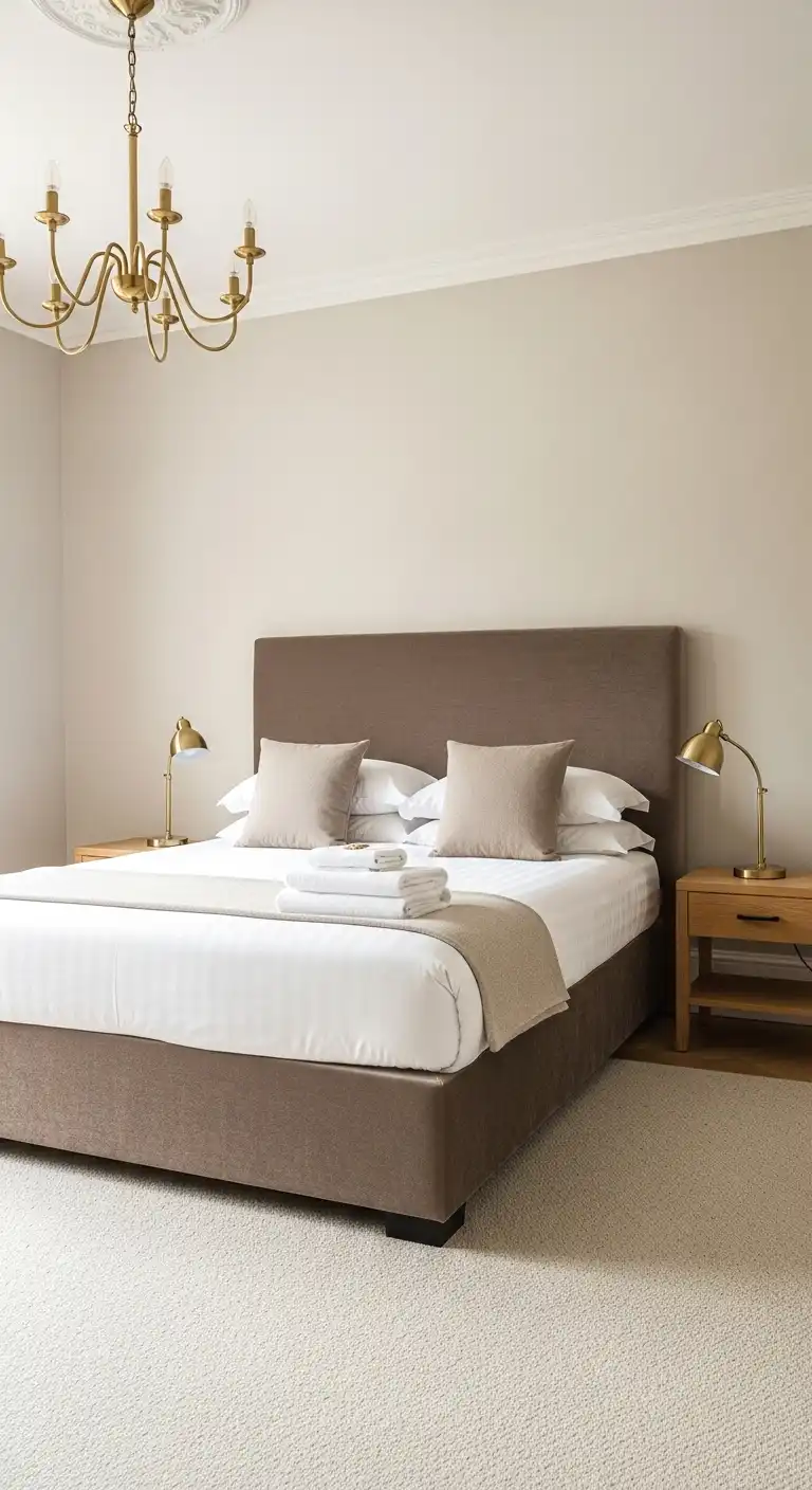 quiet luxury with velvet and brushed gold