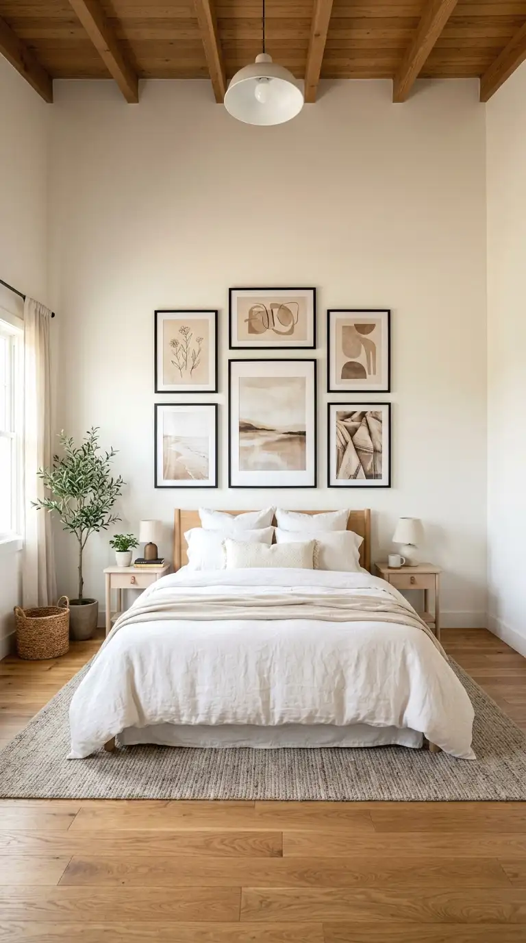 cute posters for bedroom gallery walls that actually look balanced