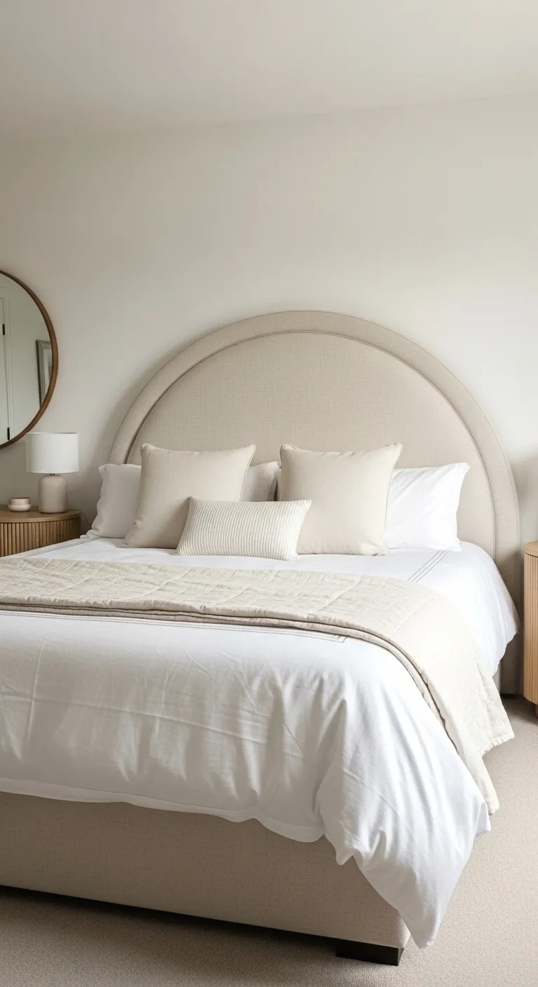 choose furniture with curves over hard angles