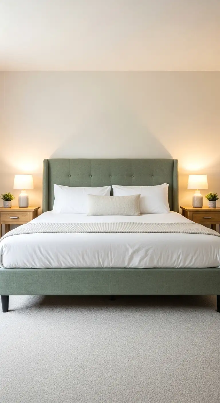 build a symmetrical bedside setup that feels cohesive