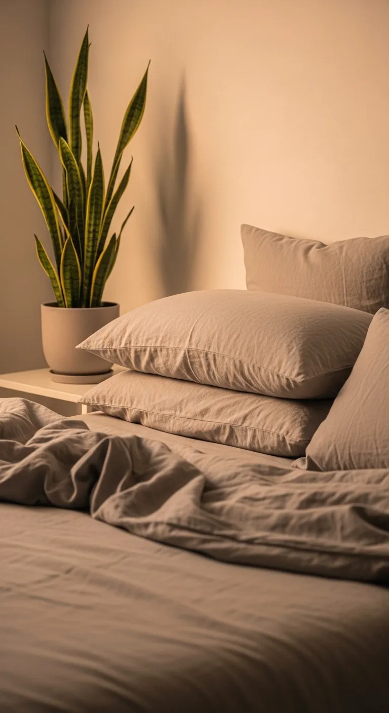 use air purifying plants near your bed for better sleep