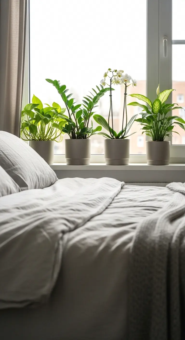 rotate seasonal plants to keep your space feeling fresh