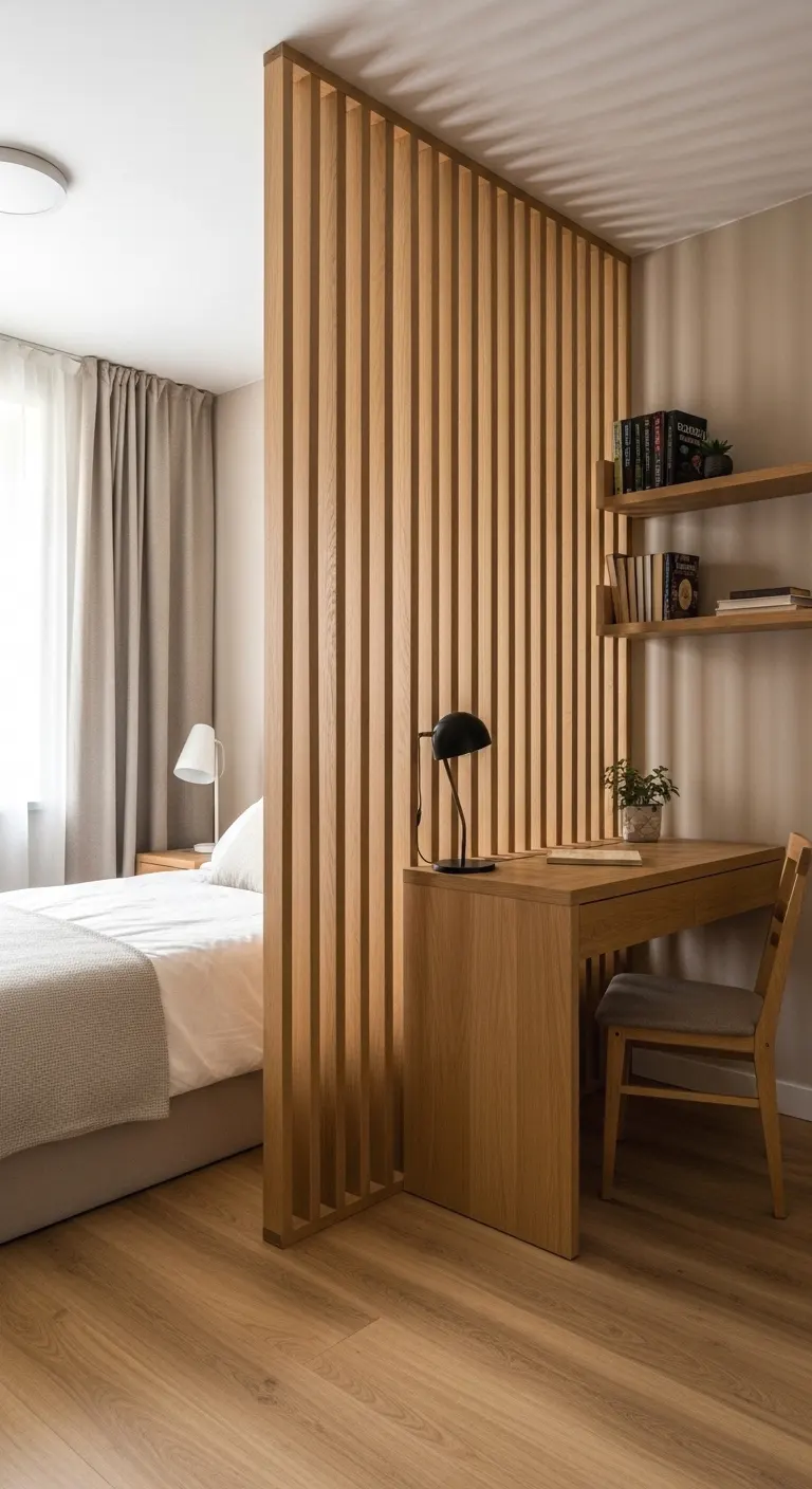 build a zoned layout with a room divider